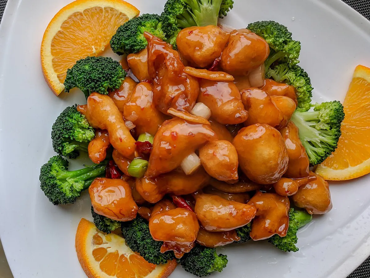 Orange-Chicken at Chopstick Chinese Restaurant, a Chinese Restaurant in Jackson